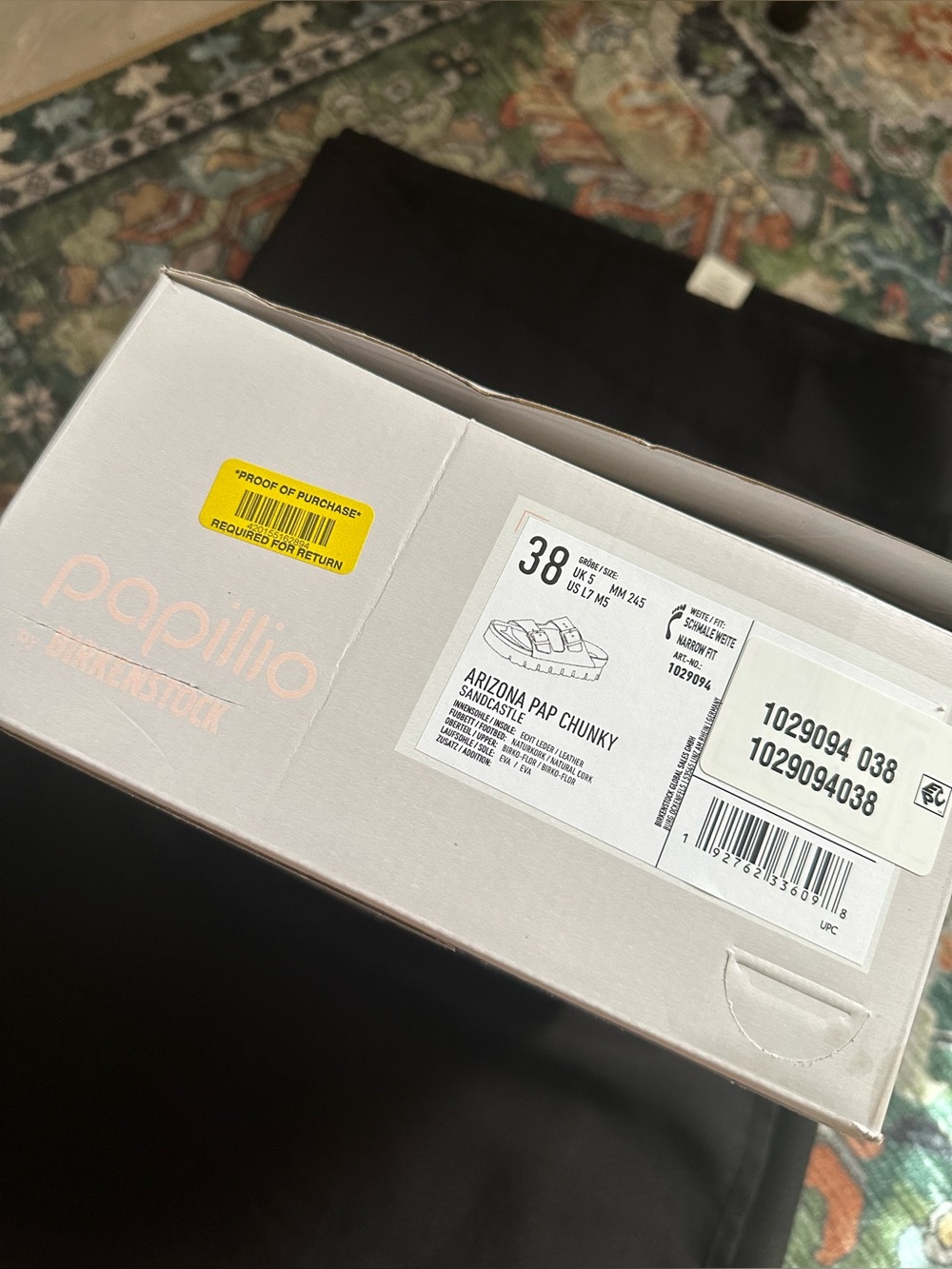 NIB Birkenstock Papillo Chunky Birko-Flor Sandles - Picture 8 of 8